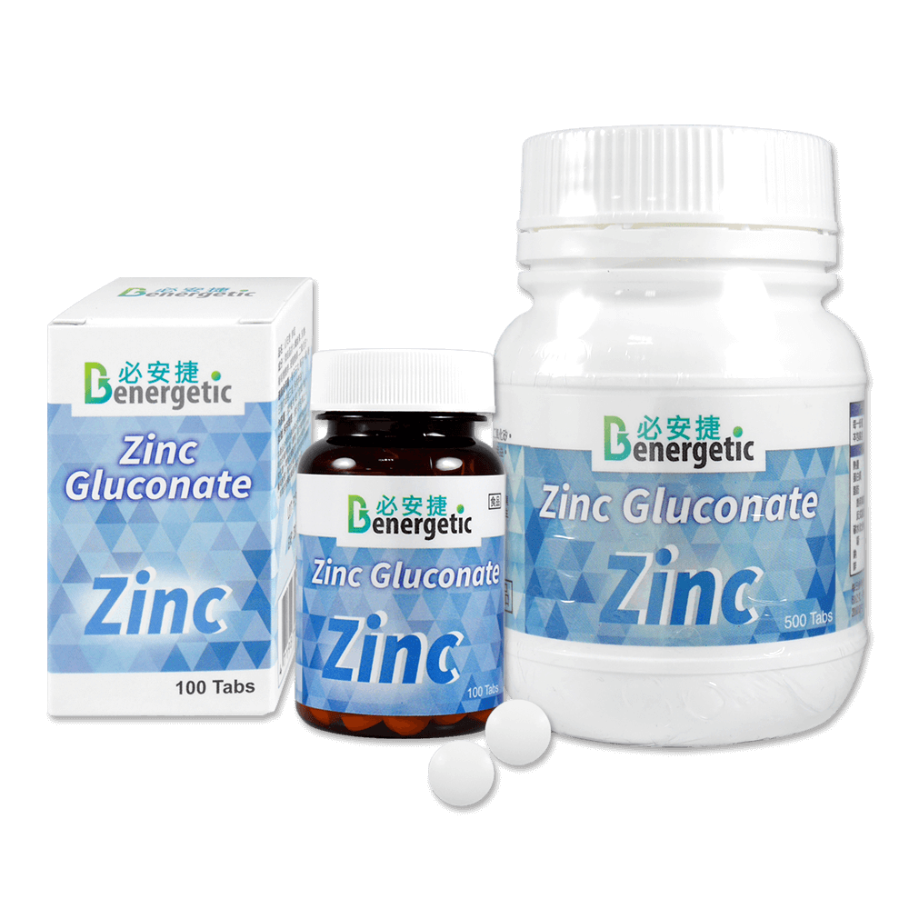 必安捷 鋅錠 ZINC GLUCONATE 100錠/瓶